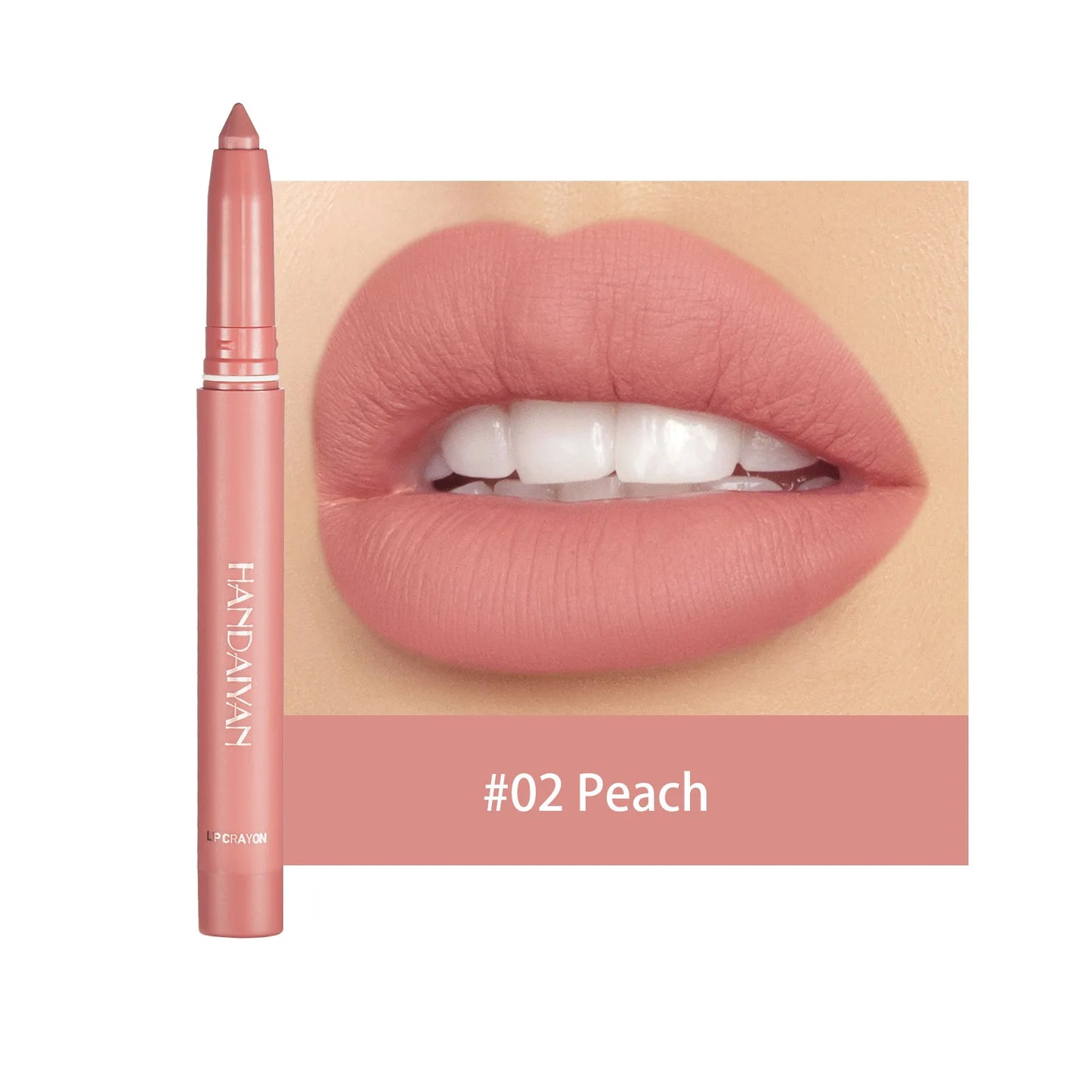 12 Color Matte Nude Pink Matte Solid Lip Gloss Waterproof Long Lasting cil Lip Liner Pen Lip Makeup