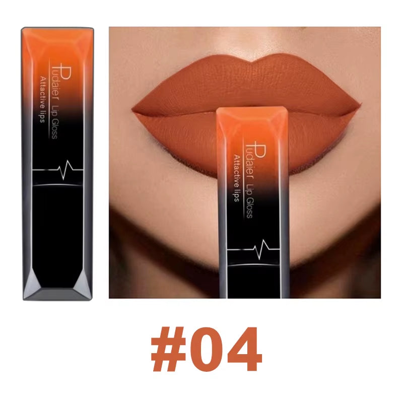 21 Color Lip Gloss Waterproof Matte Liquid Lipstick Moisturizing Lip Gloss Lip Makeup Beauty Cosmetics