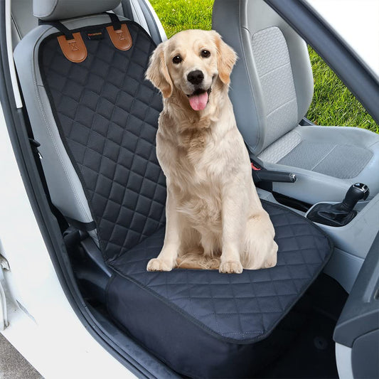 Car Front Seat Covers for Dogs Scratch-Proof Pet Car Seat Cover Non-Slip Car Seat Protector for Dogs Bucket Seat Cover