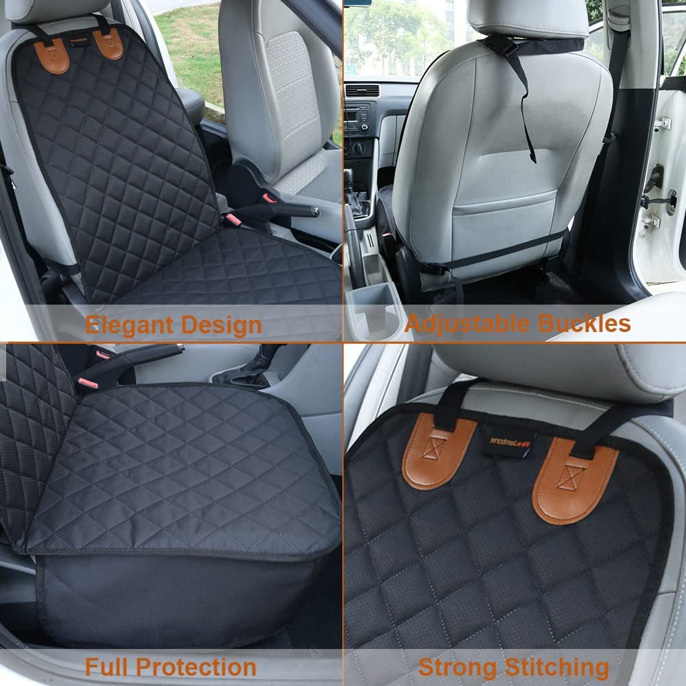 Car Front Seat Covers for Dogs Scratch-Proof Pet Car Seat Cover Non-Slip Car Seat Protector for Dogs Bucket Seat Cover